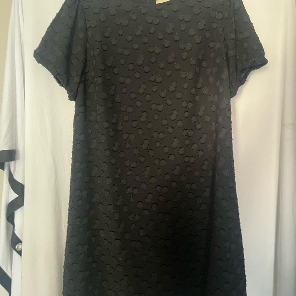 LOFT Black Textured Women's Dress